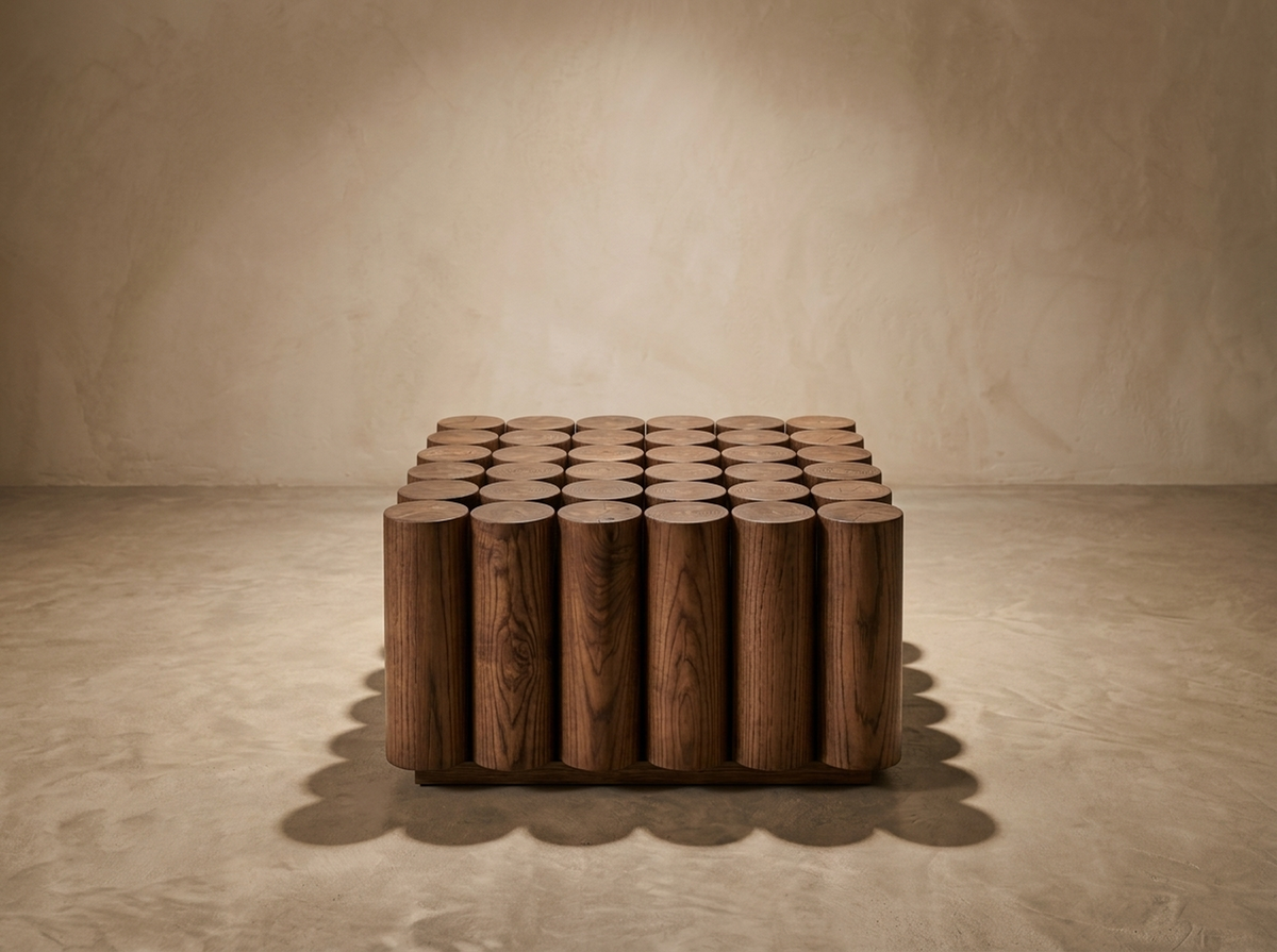 Ceppo Quadro Square Coffee Table — Noce