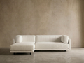 Cumulus Loveseat 90" + Chaise — Crème Linen