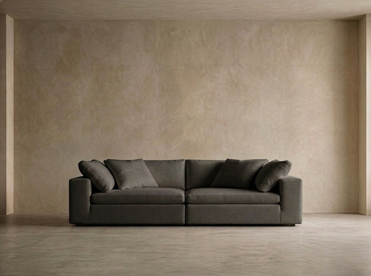 Cushing 2-Seat — Graphite Linen