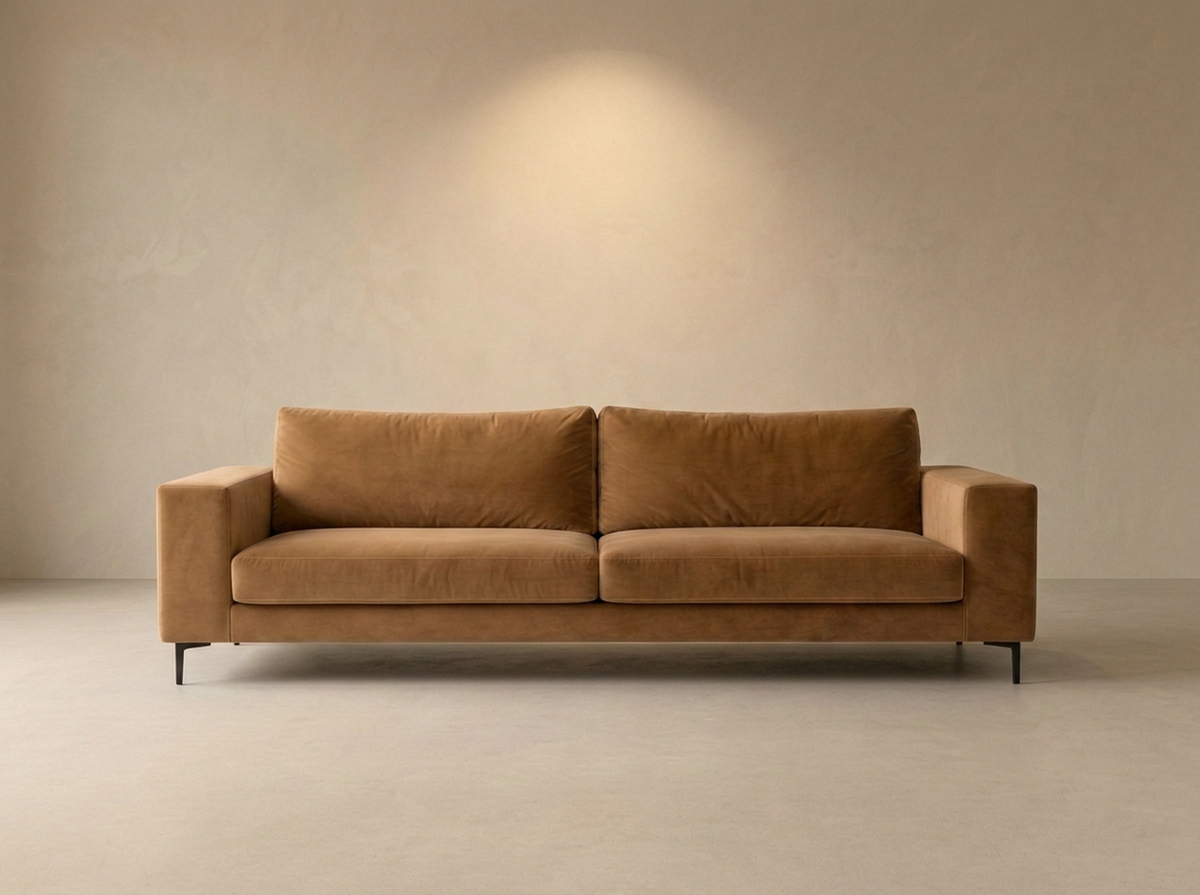 Liscio Piccolo Loveseat — Studio Front View