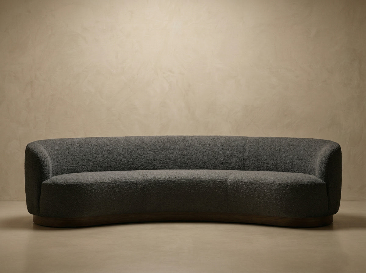 Nuvola Grande Curved Sofa — Graphite