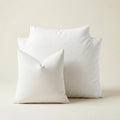 Dorm Headboard + Throw Pillow Set — Snow