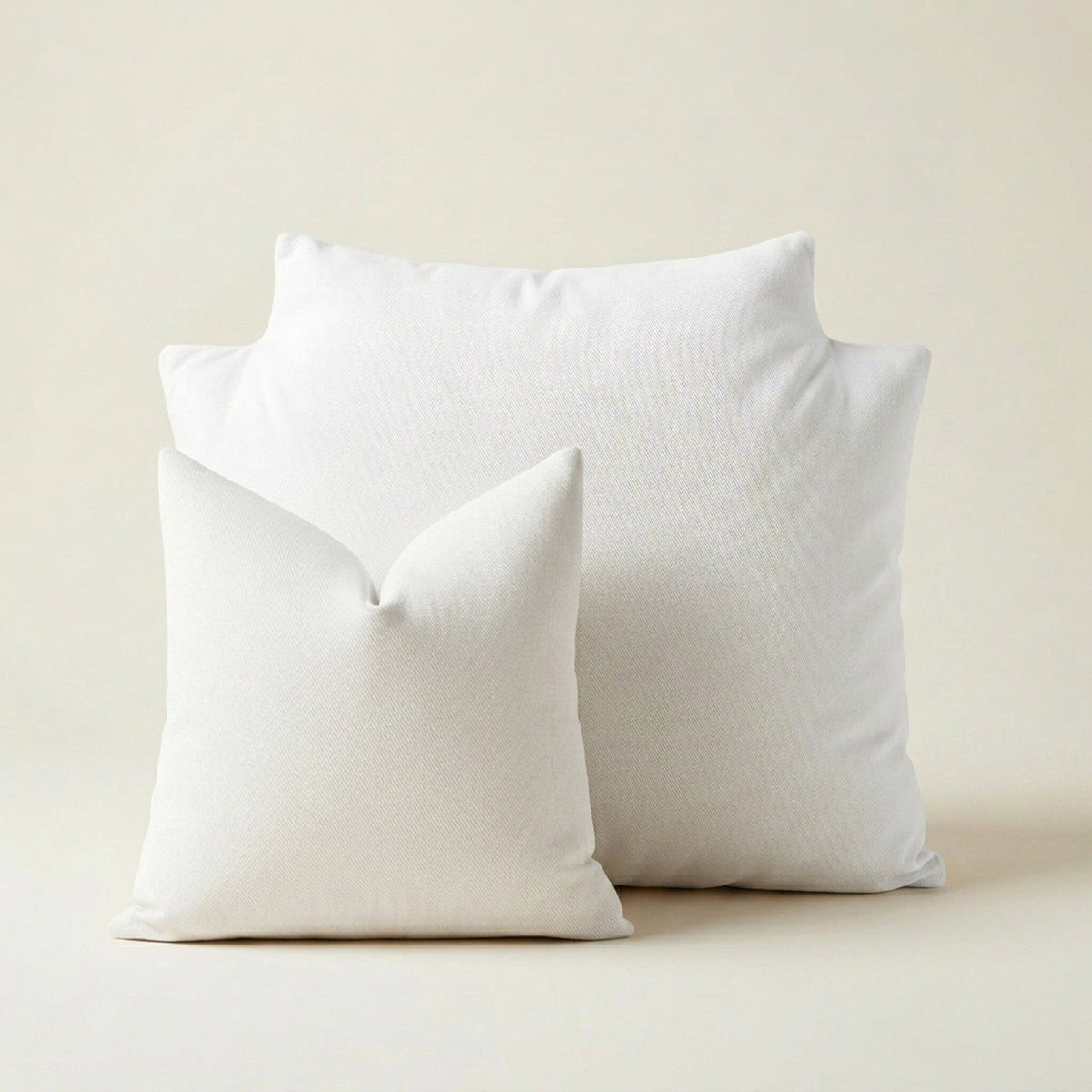 Dorm Headboard + Throw Pillow Set — Snow