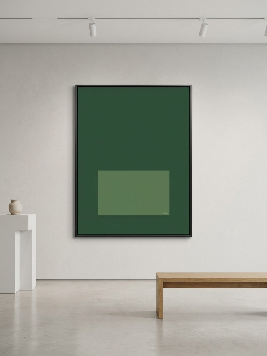 Chroma Verdure — Floating Frame
